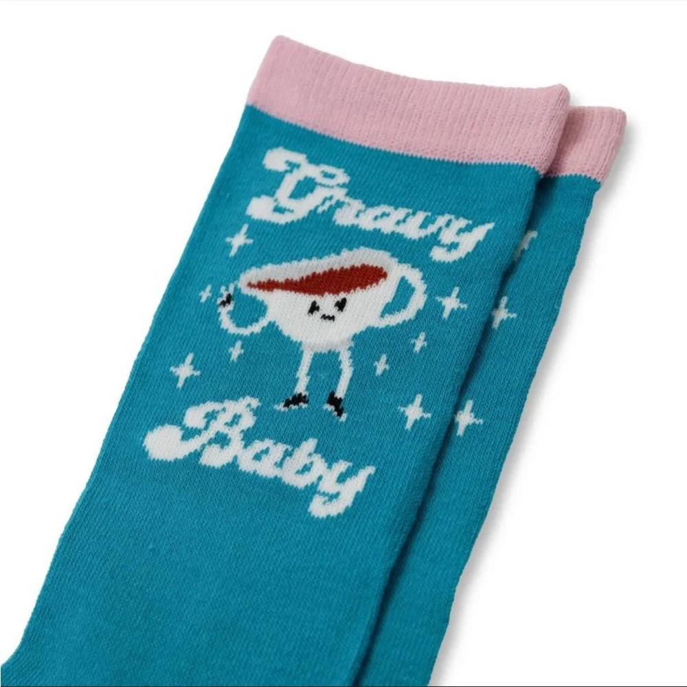 Women’s Crew Socks “Gravy Baby” - Picture 2 of 3